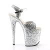 FLAMINGO-810LG Plateau Sandaletten Glitzer von Pleaser – Ansicht 5