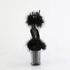 FLAMINGO-824F Plateau Sandaletten Schwarz von Pleaser – Ansicht 2