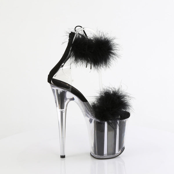 FLAMINGO-824F Plateau Sandaletten Schwarz von Pleaser – Ansicht 5
