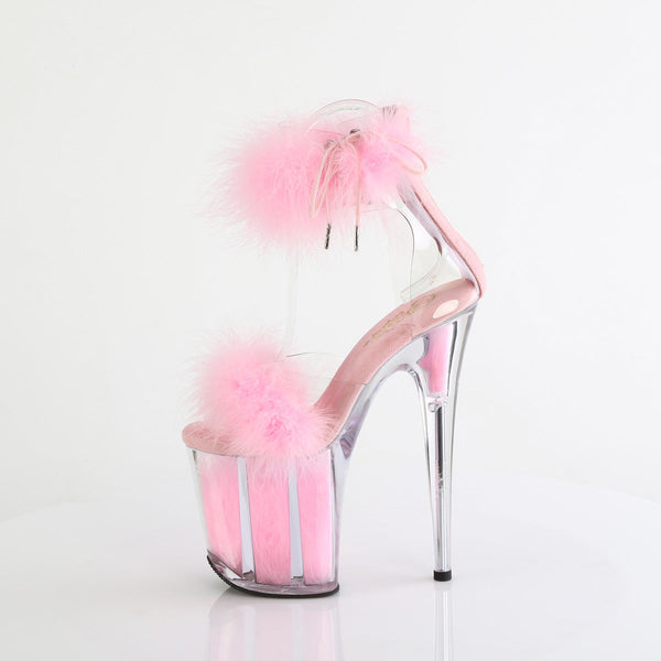 FLAMINGO-824F Plateau Sandaletten Pink von Pleaser – Ansicht 3