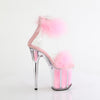 FLAMINGO-824F Plateau Sandaletten Pink von Pleaser – Ansicht 5