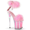 FLAMINGO-824F Plateau Sandaletten Pink von Pleaser