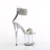 FLAMINGO-827RS Plateau Sandaletten Silber von Pleaser – Ansicht 5