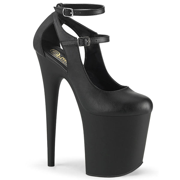 FLAMINGO-850 Plateau Pumps - Schwarz von Pleaser