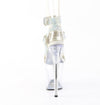 FLAMINGO-856RS Plateau Sandaletten Mehrfarbig/Transparent von Pleaser – Ansicht 4