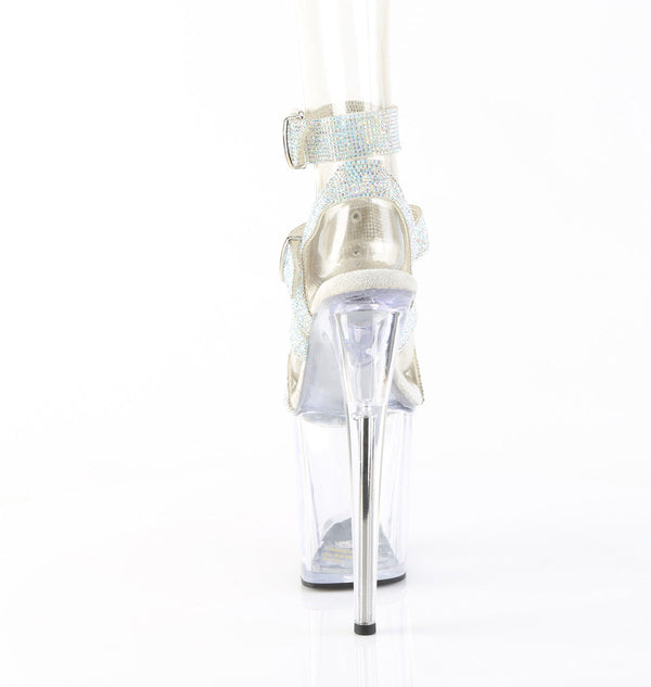 FLAMINGO-856RS Plateau Sandaletten Mehrfarbig/Transparent von Pleaser – Ansicht 4