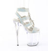 FLAMINGO-856RS Plateau Sandaletten Mehrfarbig/Transparent von Pleaser – Ansicht 5