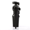 FLAMINGO-858 Plateau Sandaletten transparent/schwarz von Pleaser – Ansicht 4