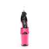 FLAMINGO-868 Plateau Sandaletten Schwarz/Pink von Pleaser – Ansicht 2