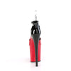 FLAMINGO-868 Plateau Sandaletten Rot/Schwarz von Pleaser – Ansicht 4