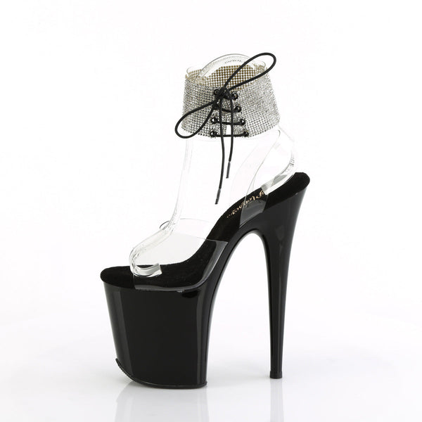 FLAMINGO-891-2RS Plateau Sandaletten Schwarz von Pleaser – Ansicht 3