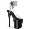 FLAMINGO-891-2RS Plateau Sandaletten Schwarz von Pleaser