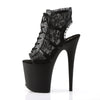 FLAMINGO-896LC Plateau Stiefeletten schwarz von Pleaser – Ansicht 3