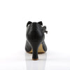 FLAPPER-11 Kitten Heels Pumps Schwarz | Pin Up Couture