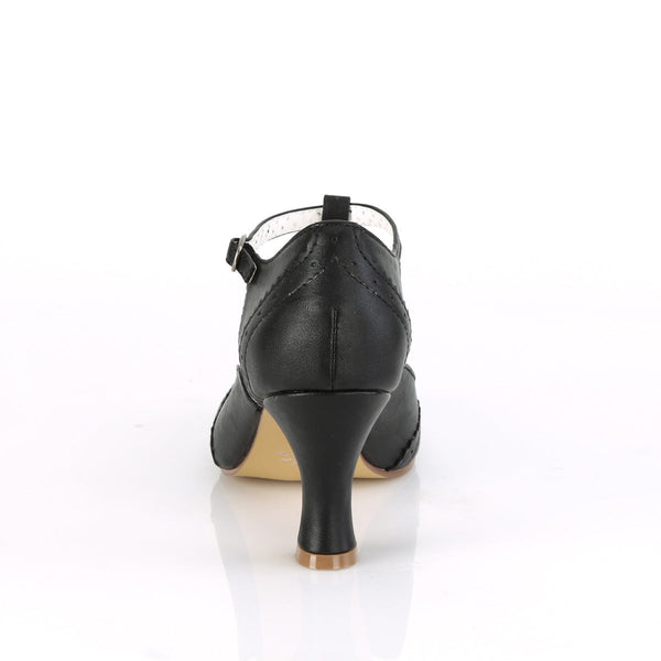 FLAPPER-26 Kitten Heel Pumps Schwarz von Funtasma – Ansicht 4