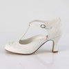FLAPPER-26 Kitten Heel Pumps Weiß von Funtasma – Ansicht 3