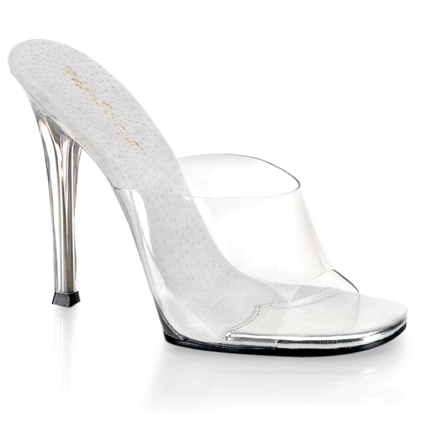 GALA-01 Pantoletten Transparent von Fabulicious