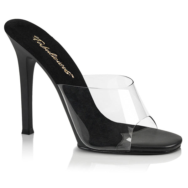 GALA-01 Pantoletten Schwarz von Fabulicious