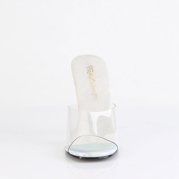 GALA-01DML Pantoletten transparent weiß von Fabulicious – Ansicht 2