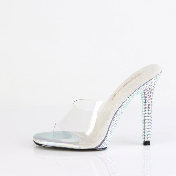 GALA-01DML Pantoletten transparent weiß von Fabulicious – Ansicht 3