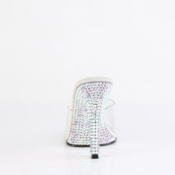 GALA-01DML Pantoletten transparent weiß von Fabulicious – Ansicht 4