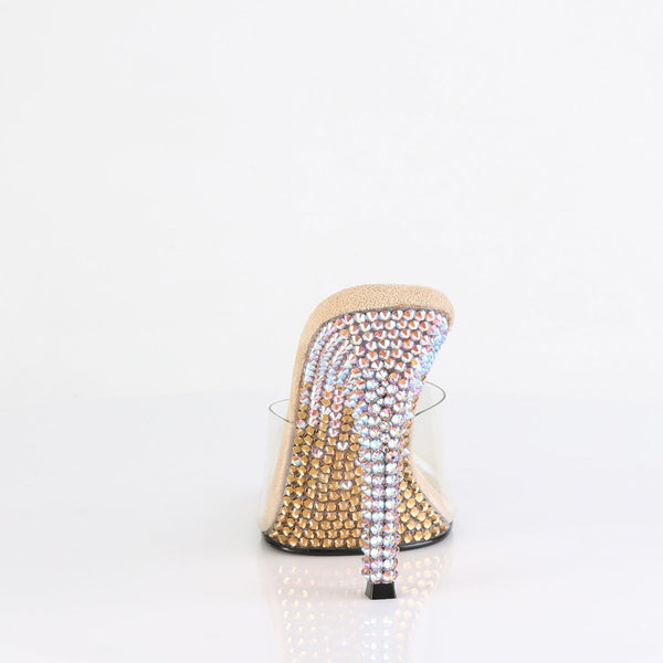 GALA-01DMM Pantoletten Beige von Fabulicious – Ansicht 4