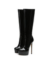 Stiefel STACKSTAND Black Shiny | Giaro SALE