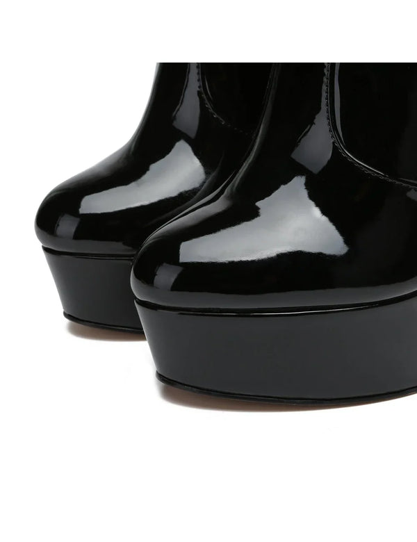 Stiefel STACKSTAND Black Shiny | Giaro SALE