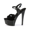 GLEAM-609 Plateau Sandaletten - Schwarz von Pleaser – Ansicht 3
