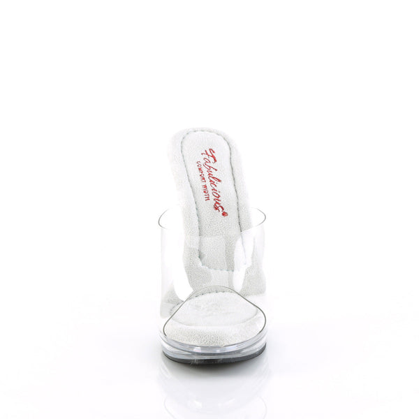GLORY-501 Plateau Pantoletten Transparent von Fabulicious – Ansicht 2
