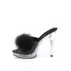 GLORY-501F-8 Marabu Pantoletten - Schwarz/Transparent von Fabulicious – Ansicht 3