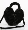 HB-631 Handtasche Herz Schwarz von DemoniaCult – Ansicht 2