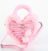 HB-631 Handtasche Herz Rosa von DemoniaCult – Ansicht 2