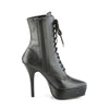 INDULGE-1020 Plateau Stiefeletten Schwarz von Devious – Ansicht 5