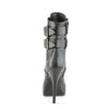 INDULGE-1026 Plateau Stiefeletten Schwarz Matt von Devious – Ansicht 4