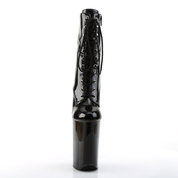 INFINITY-1020 Plateau Stiefeletten Schwarz Lack von Pleaser – Ansicht 2