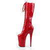 INFINITY-2020 Stiefel Plateauschuhe Rot von Pleaser – Ansicht 3