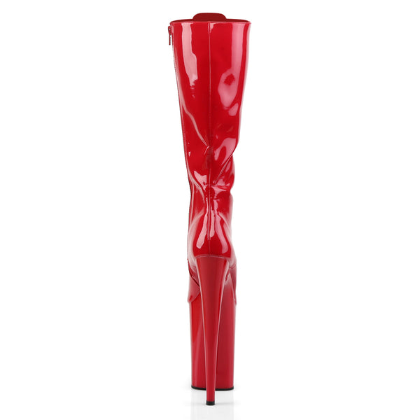 INFINITY-2020 Stiefel Plateauschuhe Rot von Pleaser – Ansicht 4