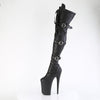 INFINITY-3028 - Plateau Overknee Stiefel - Schwarz Matt von Pleaser – Ansicht 3
