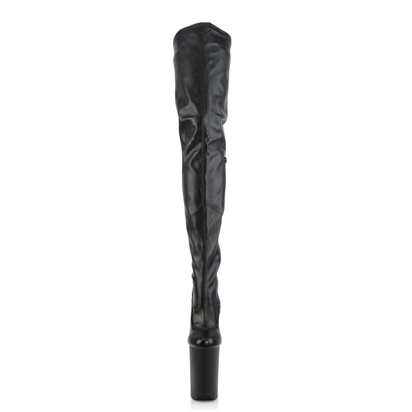 INFINITY-4000 Plateau Overknee Stiefel Schwarz von Pleaser – Ansicht 2