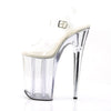 INFINITY-908 Plateau Sandaletten Transparent von Pleaser – Ansicht 3