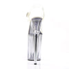 INFINITY-908 Plateau Sandaletten Transparent von Pleaser – Ansicht 4