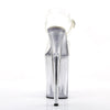 INFINITY-908MG Plateau Sandaletten weiss von Pleaser – Ansicht 4