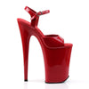 INFINITY-909 Sandalette Plateauschuhe Rot von Pleaser – Ansicht 5