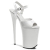 INFINITY-909 Sandalette Plateauschuhe Weiß von Pleaser