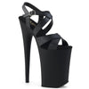 INFINITY-997 Plateau Sandaletten Matt Schwarz von Pleaser