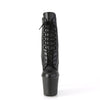 IRONGRIP-1020 Plateau Stiefeletten Silber/Schwarz von Pleaser – Ansicht 2