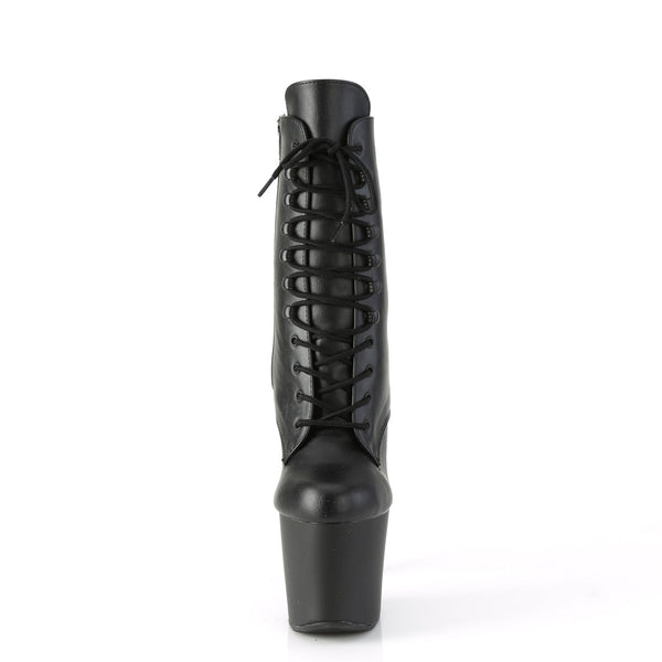 IRONGRIP-1020 Plateau Stiefeletten Silber/Schwarz von Pleaser – Ansicht 2