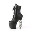 IRONGRIP-1020 Plateau Stiefeletten Silber/Schwarz von Pleaser – Ansicht 3
