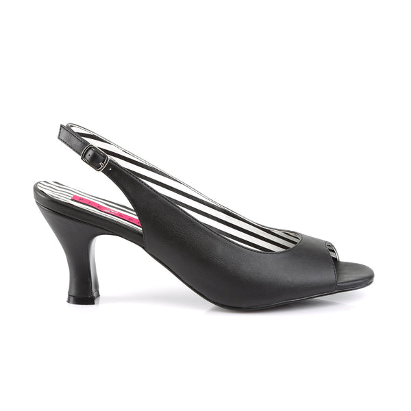 JENNA-02 Sandaletten Schwarz | Pleaser Pink Label SALE